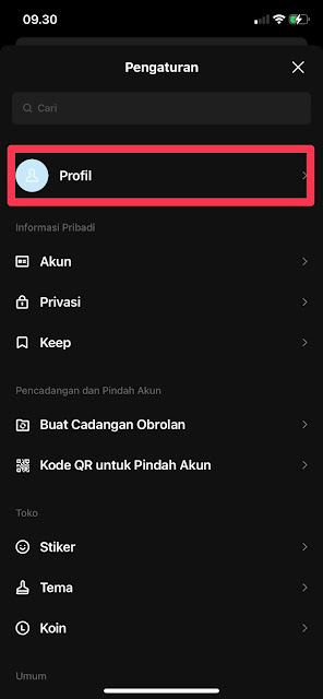 Cara Melihat ID LINE Diri Sendiri