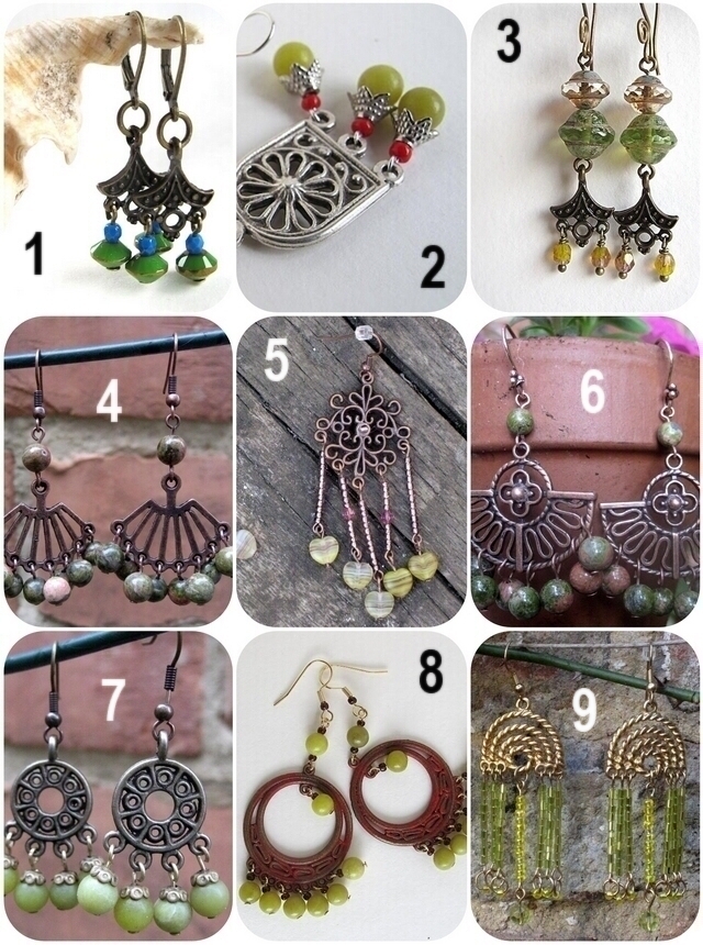 DIY verzameld/collected - juwelen met tussenstukken/jewelery with connectors