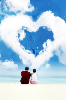 Heart Shaped Cloud Love Wallpaper