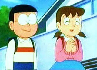 Foto gambar Nobita dan Shizuka