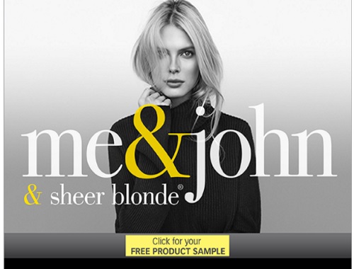 John Frieda Free Sample Sheer Blonde