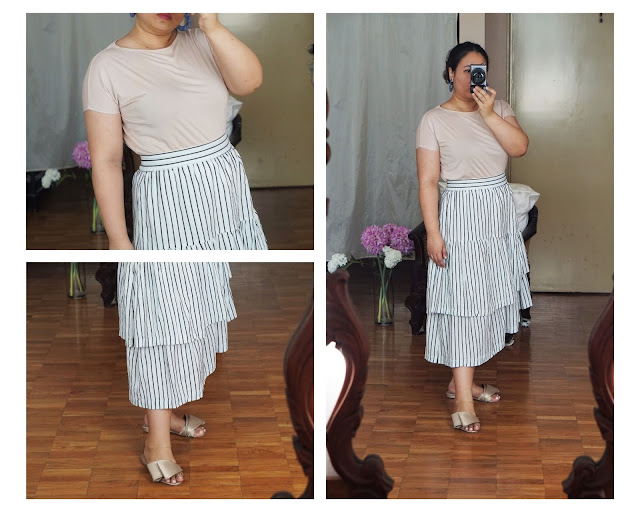 Life Is A Shoe How To Wear A Statement Skirt : 11 Outfit Ideas for A Striped Ruffle Skirt