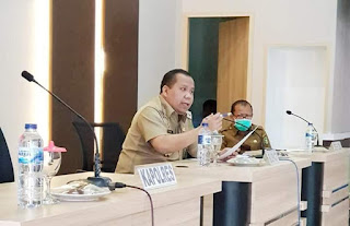 Pimpin Rakor Antisipasi Dampak Sosial Ekonomi Masyarakat Akibat Covid-19, Bupati Irwan : Jangan Sampai Ada Masyarakat Meranti yang Tidak Miliki Bahan Pangan Untuk Dikonsumsi