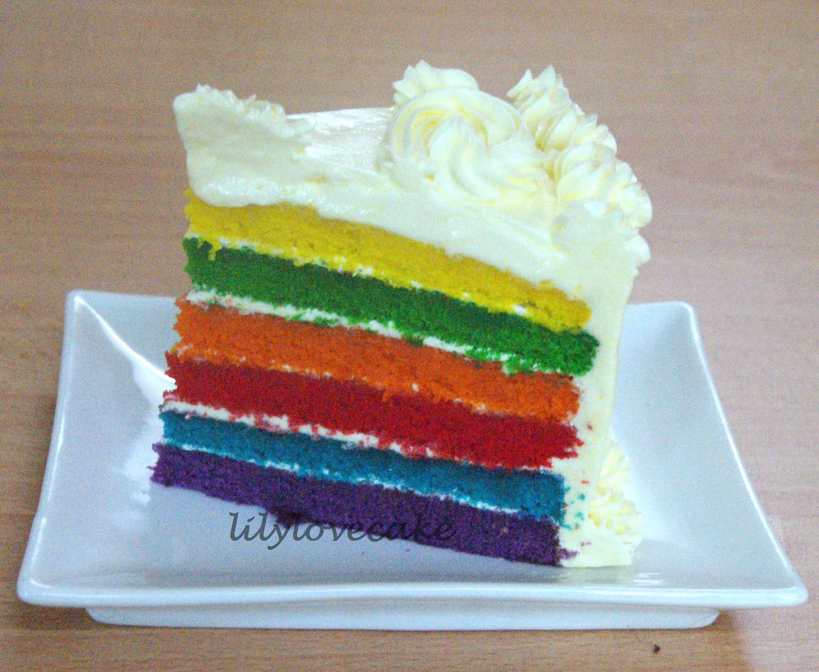 Italian Rainbow :~Lily Love Cake