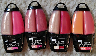 L'Oreal HiP color presso lipgloss duo swanky chic fashionista sassy Dollar Tree review haul