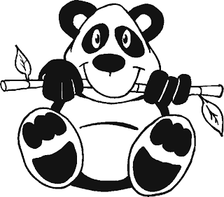 panda coloring pages, kids coloring pages