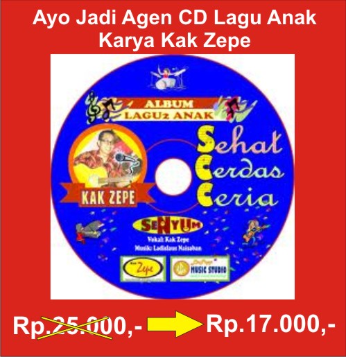 Ayo Jadi AGEN CD LAGU ANAK , SEHAT CERDAS CERIA , Karya 