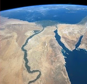 (G1) Uma imagem do Rio Nilo e de seu delta, na África, foi divulgada nesta .