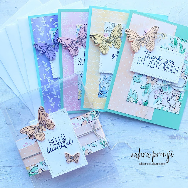 butterfly gala, handmade gift, handmade cards, simple cards, hand penned dsp