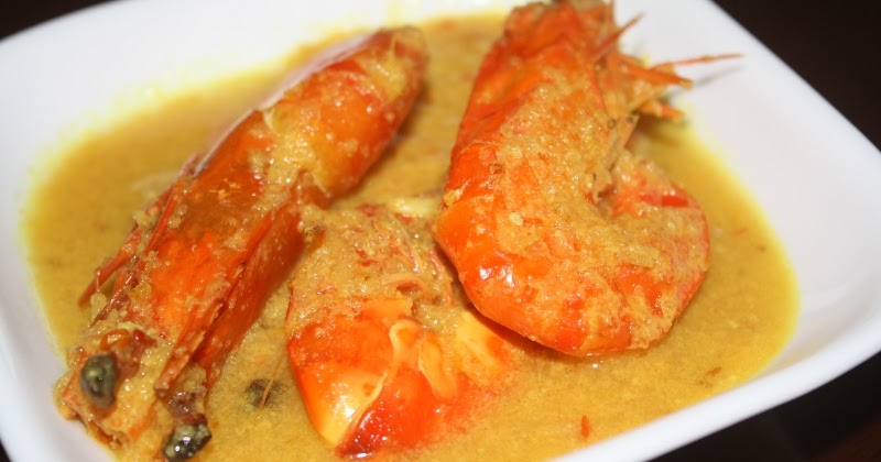 Aneka resipi ada: Resepi Udang Masak Lemak Cili Padi