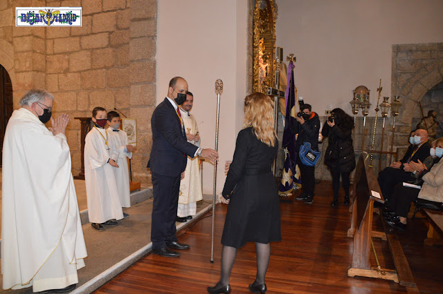 SEMANA SANTA DE BÉJAR | Purificación Pozo, nueva abadesa de la Vera Cruz y cuarta mujer que ostenta el cargo en la historia de la Cofradía - 15 de abril de 2022