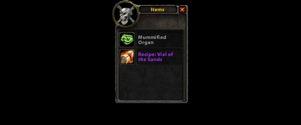  The Weekly Warcraft: How do I get Recipe: Vial of the Sands? The