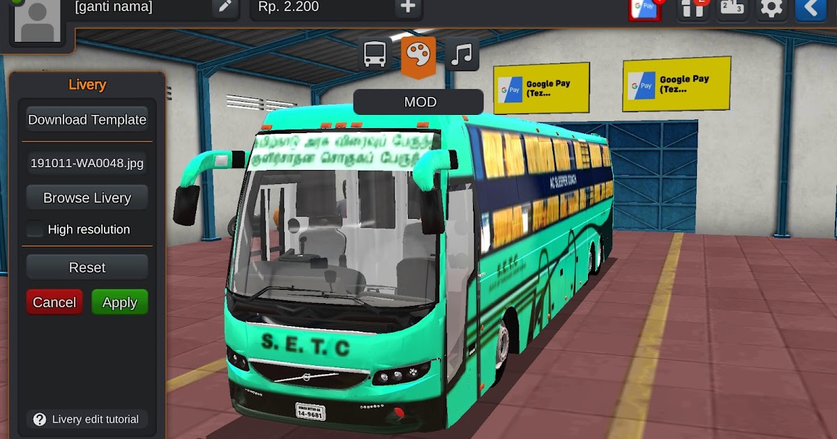 Bus simulator Indonesia MOD BUSSID MOD download