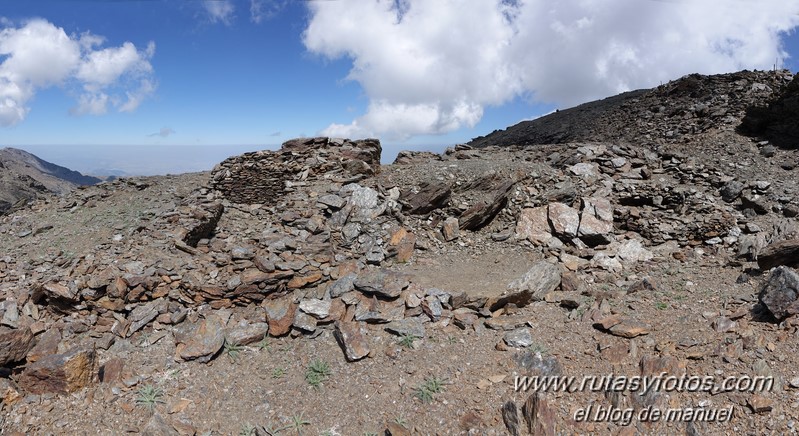 Pico Veleta por los Tajos - Lagunillo Misterioso - Chorreras del Molinillo