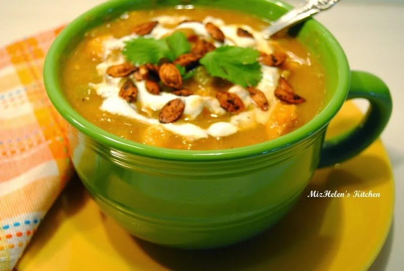 Roasted Southwest Pumpkin Stew at Miz Helen's Country Cottage