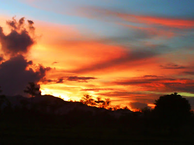 Alam Lombok Cantik Langit Senja Gerung