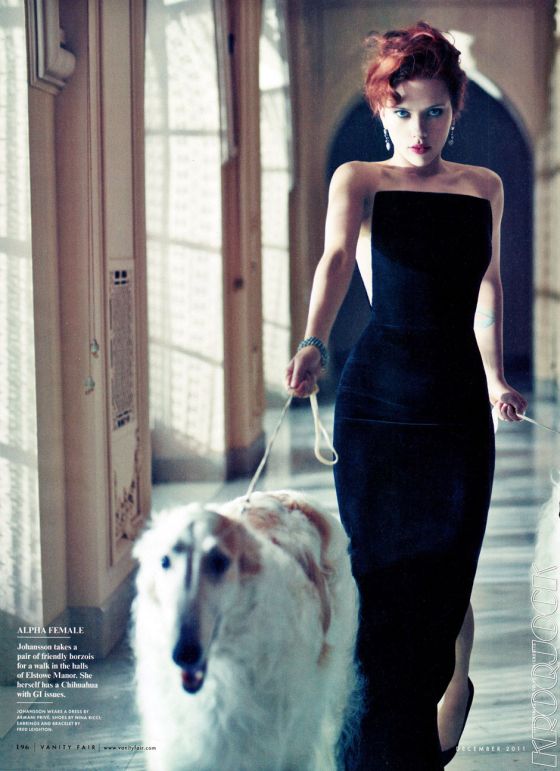 Scarlett Johansson by Mario Sorrenti for Vanity Fair December 2011