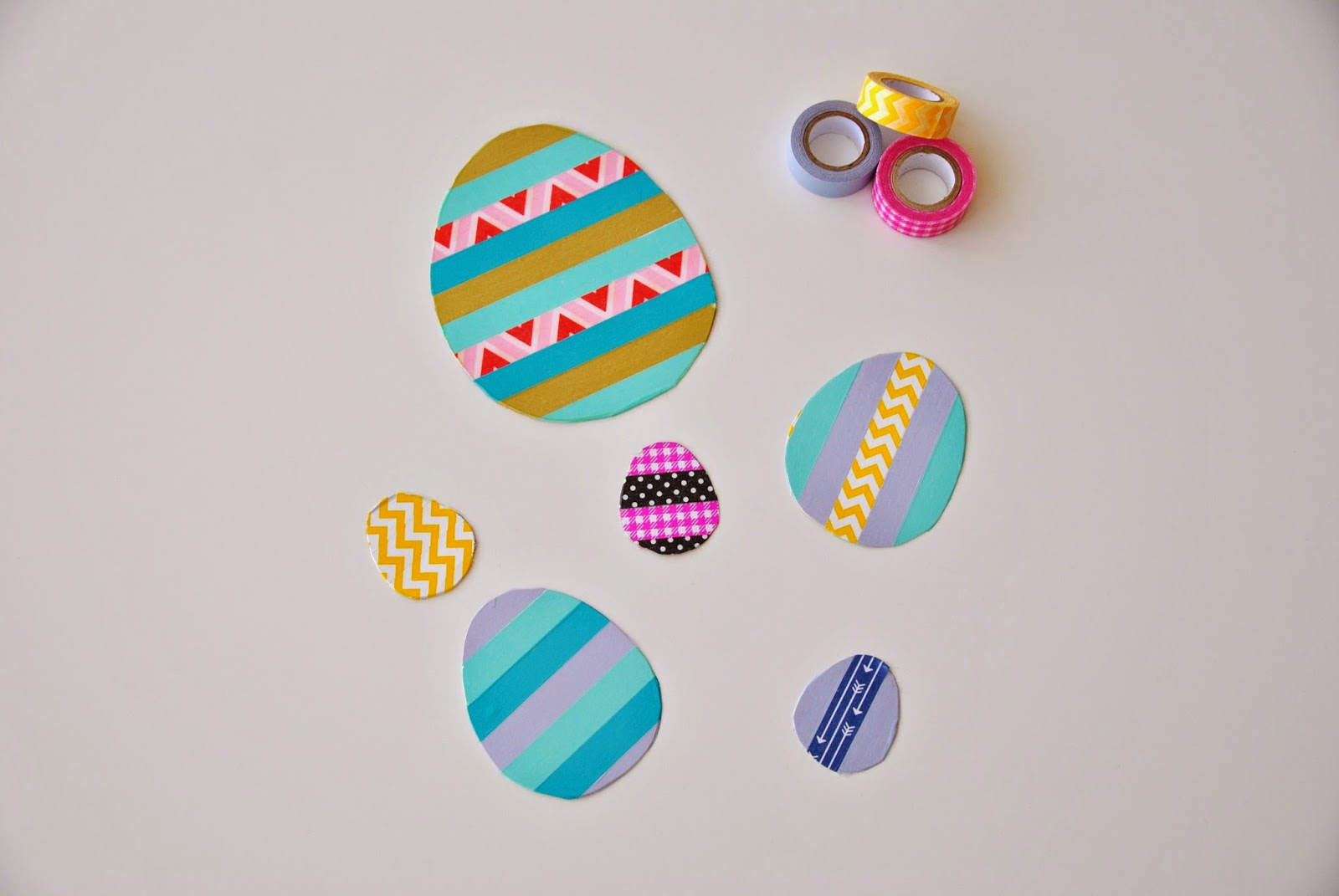 HUEVOS DE PASCUA CON WASHI TAPE