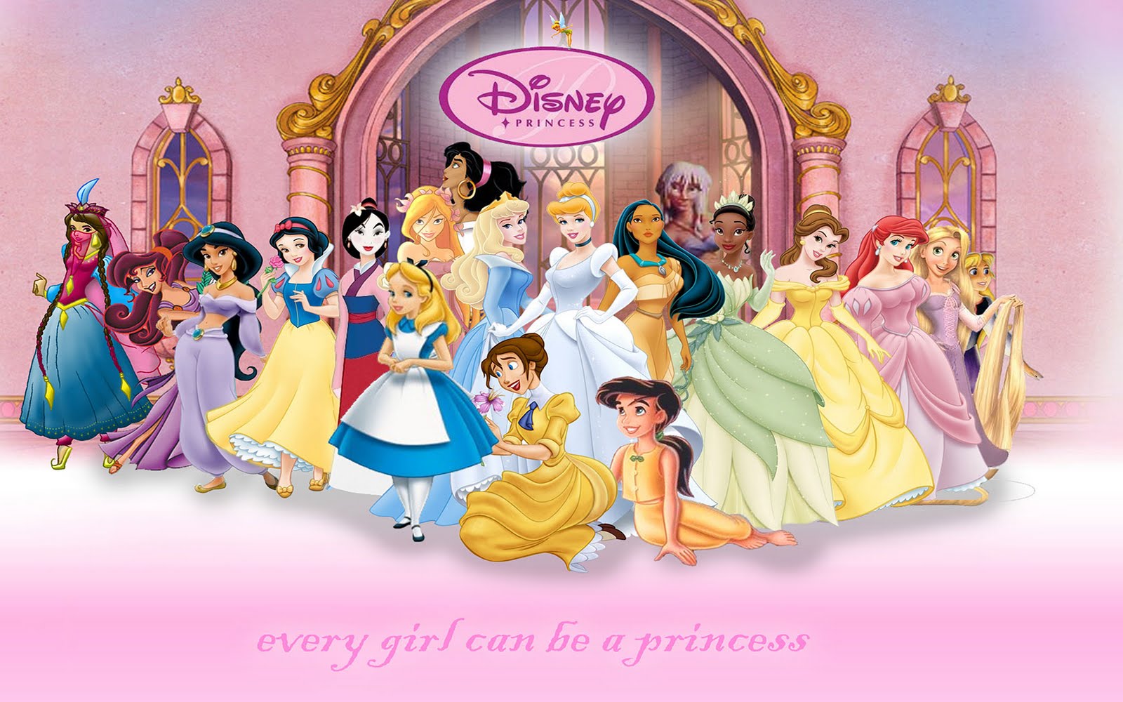 Princesas Disney no Castelo