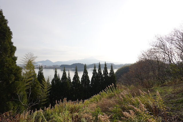 島根県安来市島田町 丘の上の農地からの眺望