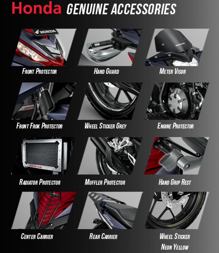 Ini Dia Daftar Aksesoris Resmi Dari Honda Genuine Accessories