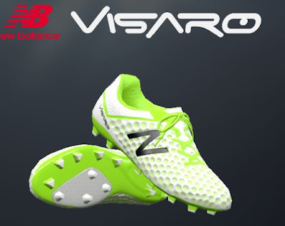 PES 2016 White / Toxic New Balance Visaro 2016 Boots by oxarapesedit