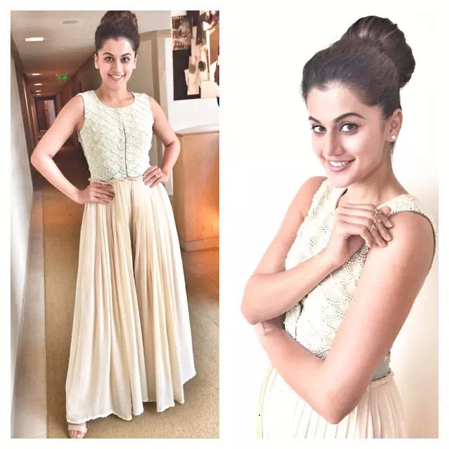 Taapsee Pannu High bun