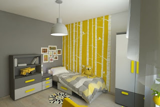 dormitorio moderno niño