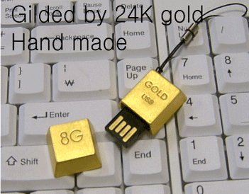 24K Gold-Plated USB Drive From Gold Noble