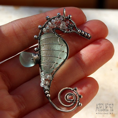 Another Wire Wrapped Sea Horse Tutorial - The Beading Gem's Journal
