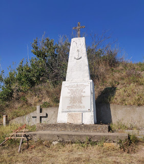 A memorial at the end