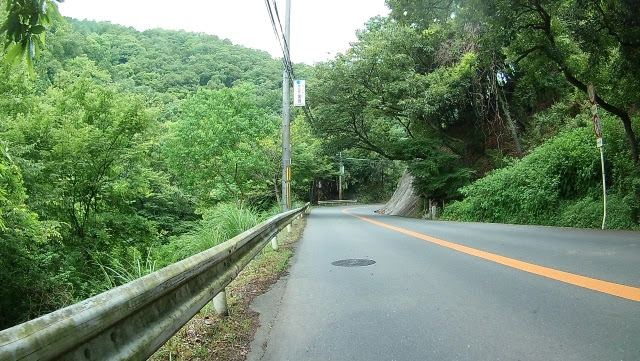 勝尾寺ヒルクライムの道