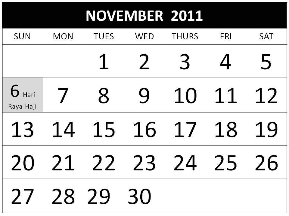 calendar november 2011. printable calendar 2011