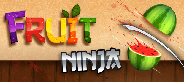 fruit ninja app. app called fruit ninja has