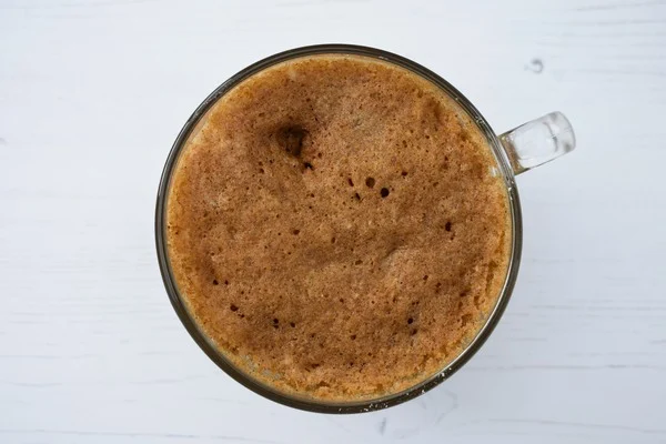 GINGERBREAD MUG CAKE - STEP 9 - MICROWAVE (cake microwaved until risen, soft and springy to the touch)