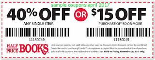 Half Price Books coupons for april 2017