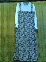 gamis kaos variasi batik