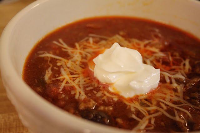 Smokey Crock Pot Chili via The Taste Tester