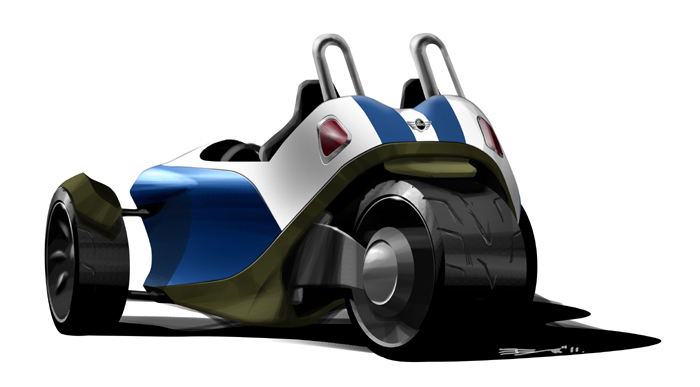 MINI EV speedster rendering Posted by Y2 at 142 Categorie Mini