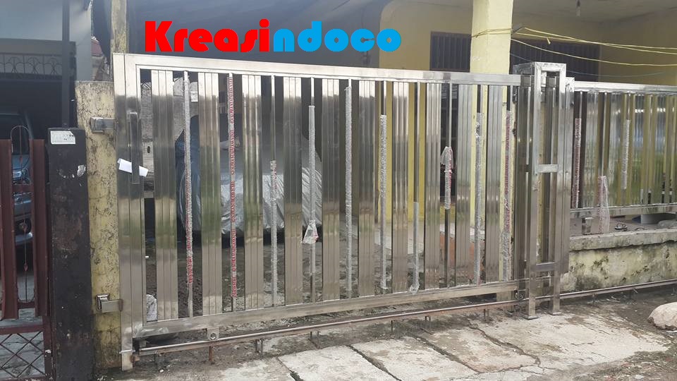  Pintu Stainless Bahan 304 Model Minimalis Pemasangan di 