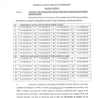 FEDERAL PUBLIC SERVICE COMMISSION