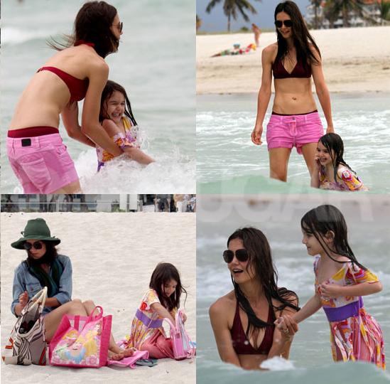 Katie Holmes Hits Miami Beach with her Bikini