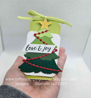 stampin up, merriest trees