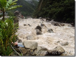 Rio Urubamba em Aguas Calientes