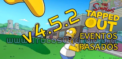 Los Simpson: Springfield v4.5.2 - MOD Objetos Eventos Pasados 