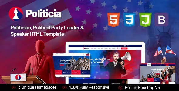 Best Politician & Speaker HTML Template