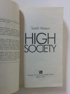 Novel Bekas Chicklit High Society