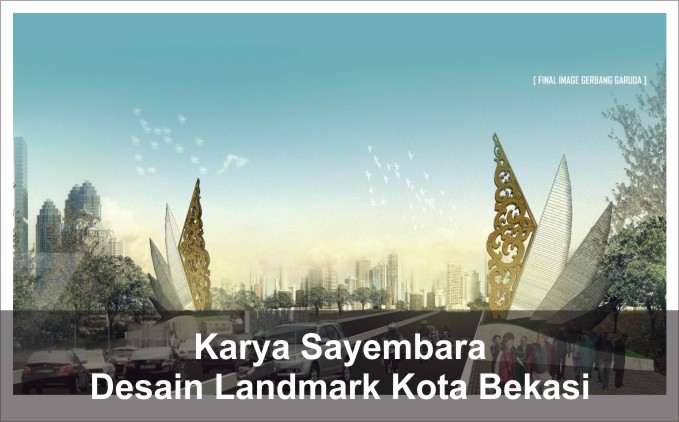 desain landmark kota bekasi