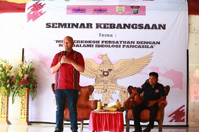 Bupati Taput Ajak Milenial Tetap Memegang Ideeologi Pancasila