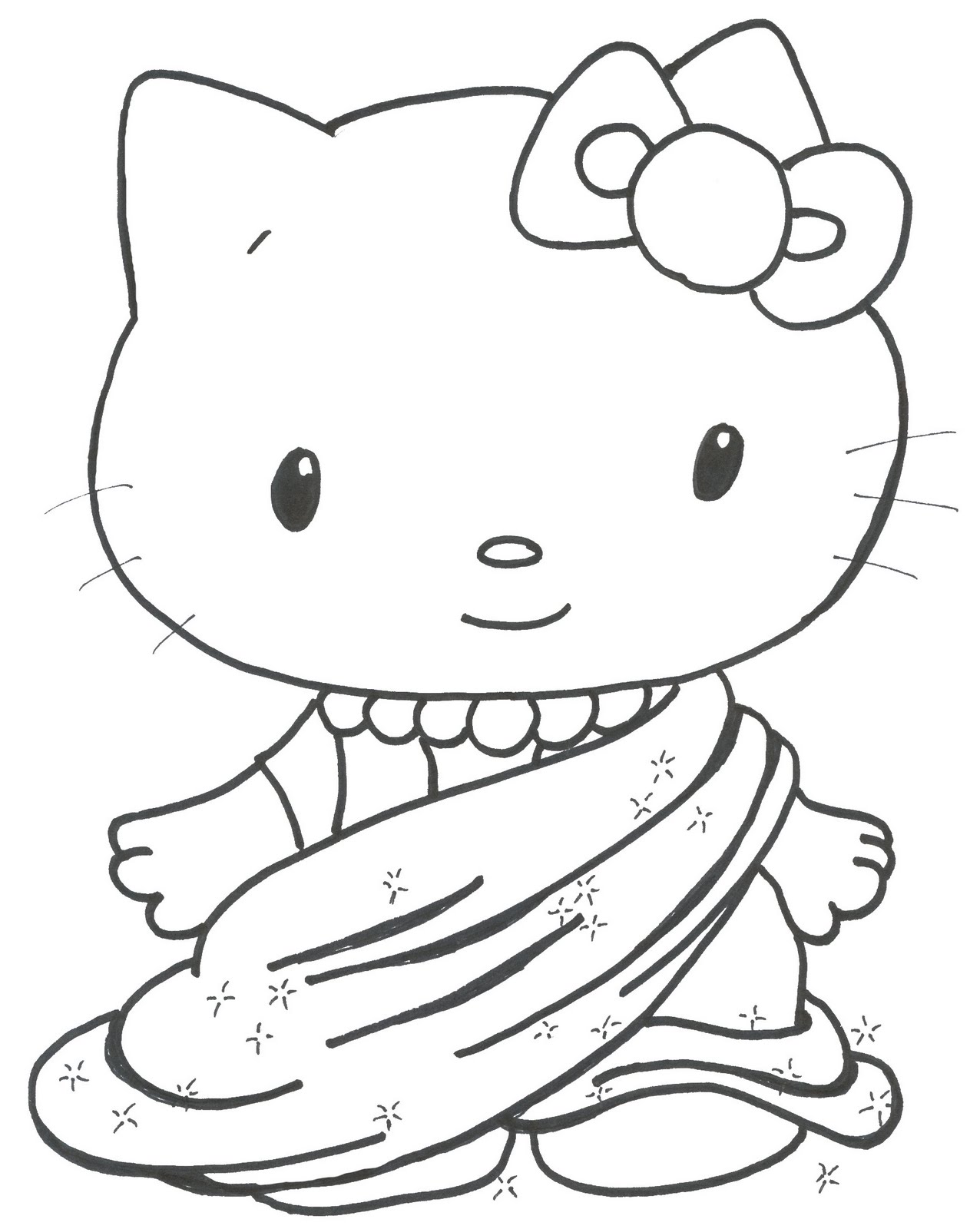 Download Wedding World: Cute Kitten Coloring Pages